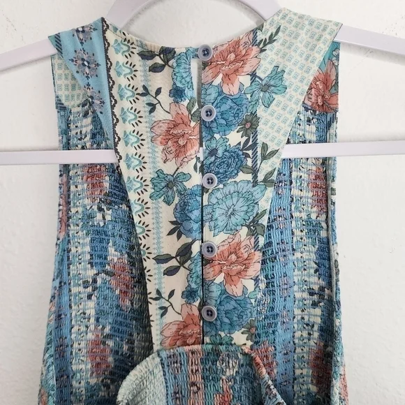 Matilda Jane Lets Go Together Weekend Dreams Dress Midi Floral Smocked Medium - Picture 6 of 11